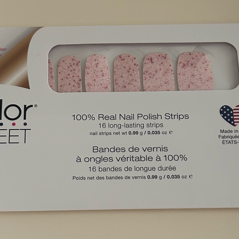 Color Street Pink Warrior Nail Strips
